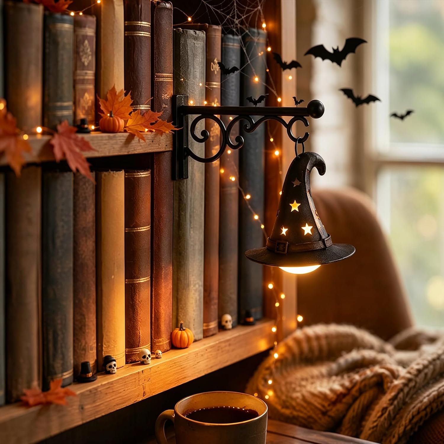 Lighting Decor For Home - 本棚ランプ ライブラリーランタンライト ライブラリーランタン 本棚ミニブックケースランプ ブックヌックランプ 読書コーナー装飾