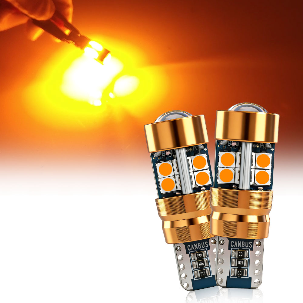 Orange Lighting Decor - 2/6/10個入り LED信号灯電球パッケージ 3030 12V 24V DC