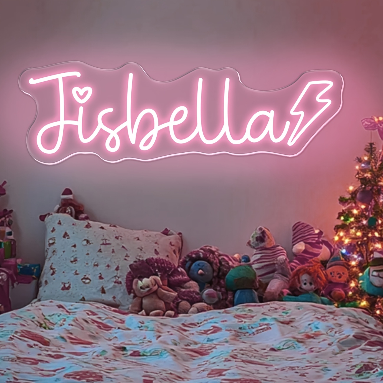 Neon Sign Custom Led - カスタマイズされたパーソナライズされたネオンサイン、USB電源のLEDネオンライト、誕生日、寝室、パーティー、バー、リビングルームの装飾に最適