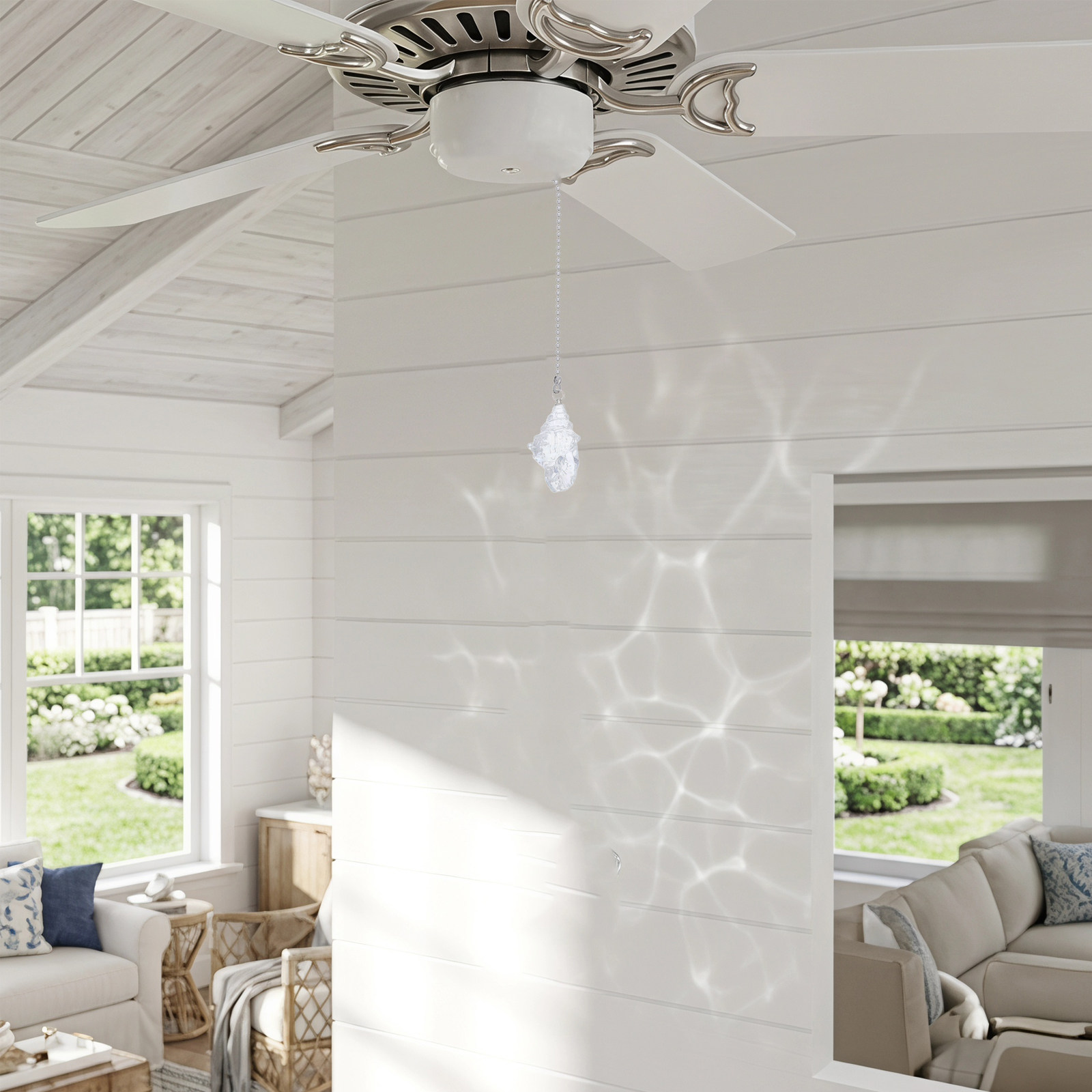 シーリングファン用チェーン、クリスタルガラス製、ファンコード - Decor Lighting Ceiling Fans のレビューと価格