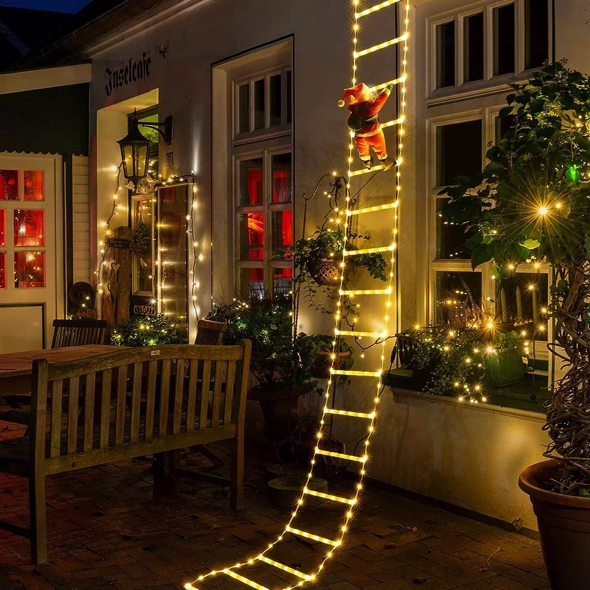 クリスマスデコレーション用LEDストリングライト,吊り下げス - Home Decor Lighting Tree のレビューと価格