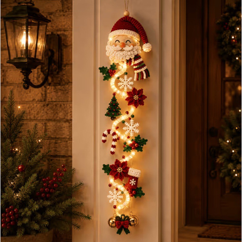 2026年版、光るクリスマスドアハンガー。大型のライトアップ - Wall Decor Lighting Tree のレビューと価格