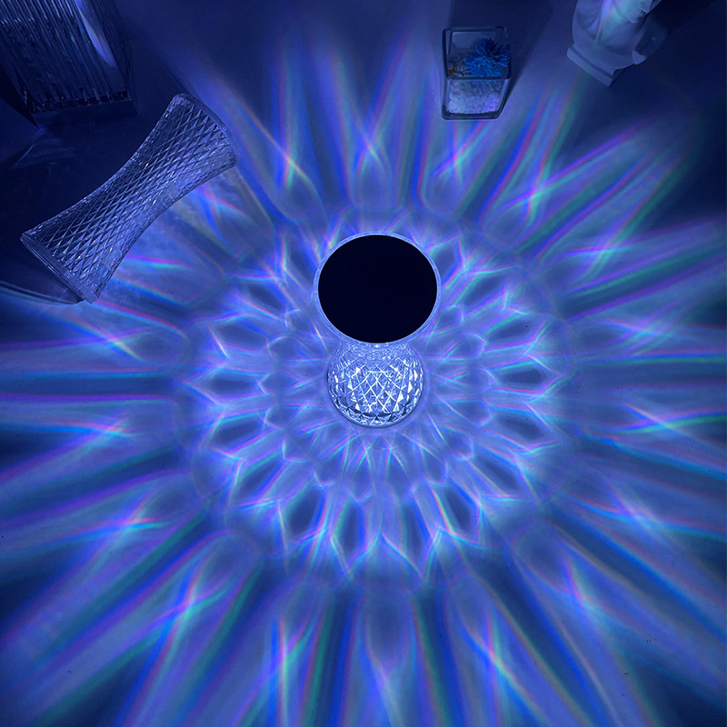 クリスタルベッドサイドテーブルランプクリスマスアクリル装飾ナ - Lightings Decoration のレビューと価格