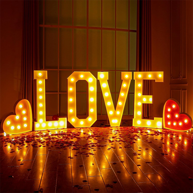 屋外用LEDネオン「結婚してください」メタルRGB大型3フィ - Light Up Letters Marquee のレビューと価格