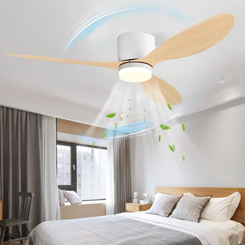モダンなLEDシーリングファンライト、リモコン付き低床装飾ラ - Decor Lighting Ceiling Fans のレビューと価格