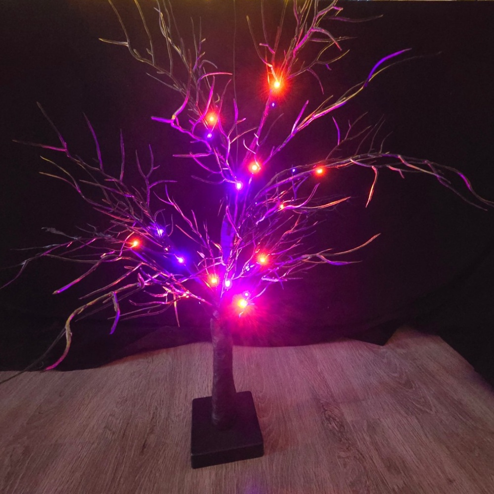 1PC 20LED オレンジパープルコーラルブランチツリーラ - Home Decor Lighting Tree のレビューと価格