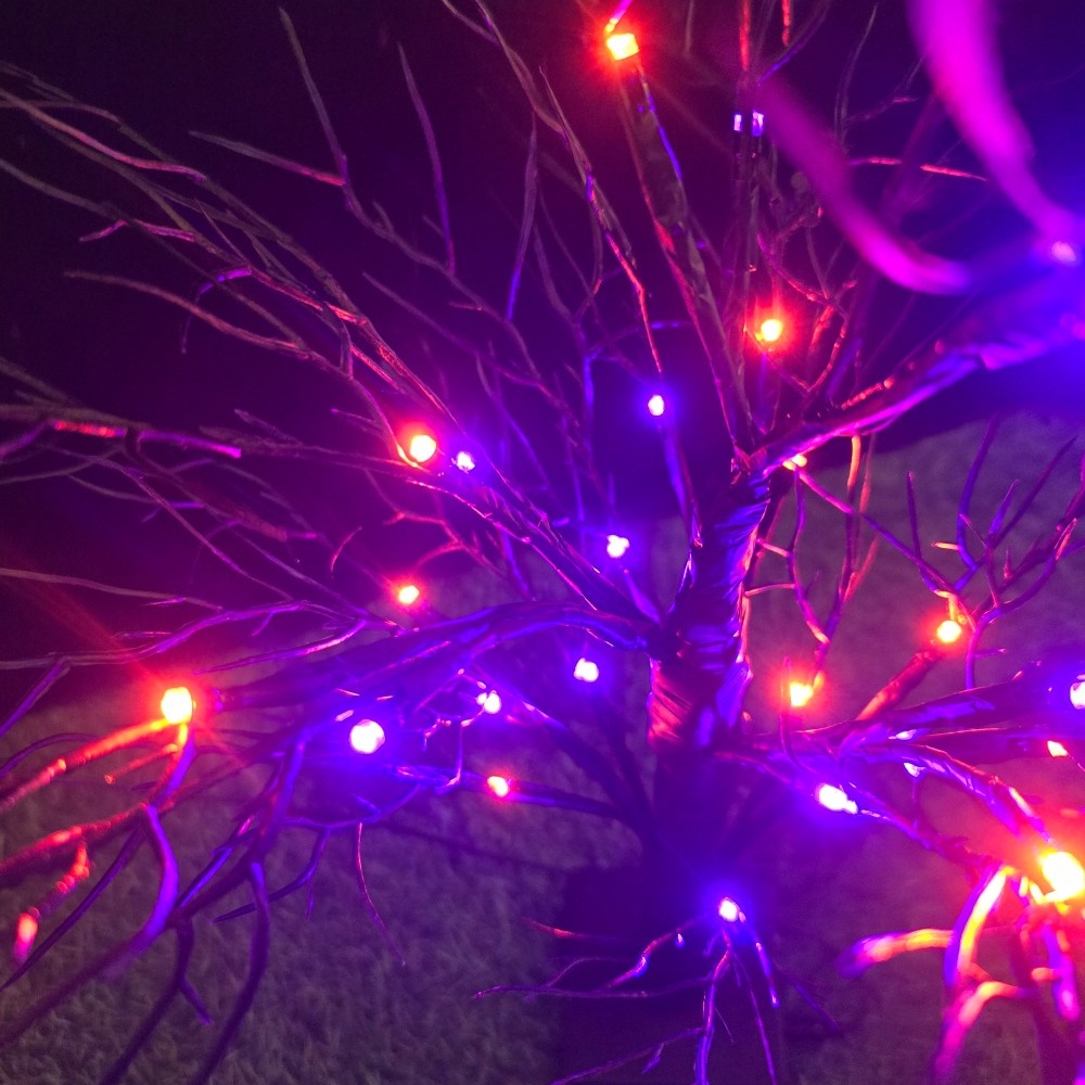 1PC 20LED オレンジパープルコーラルブランチツリーラ - Home Decor Lighting Tree のレビューと価格