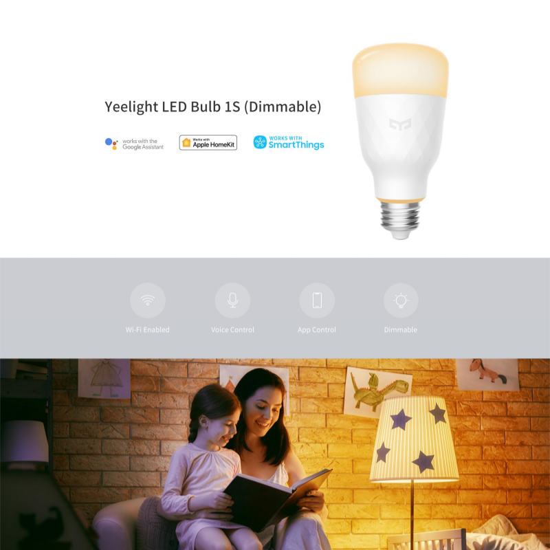 Yeelight LED電球 1S E26/E27 暖色光  - Yeelight Light Smart Bulb のレビューと価格