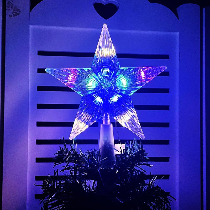 15/19/23 センチメートルクリスマスツリートップスター - Home Decor Lighting Tree のレビューと価格