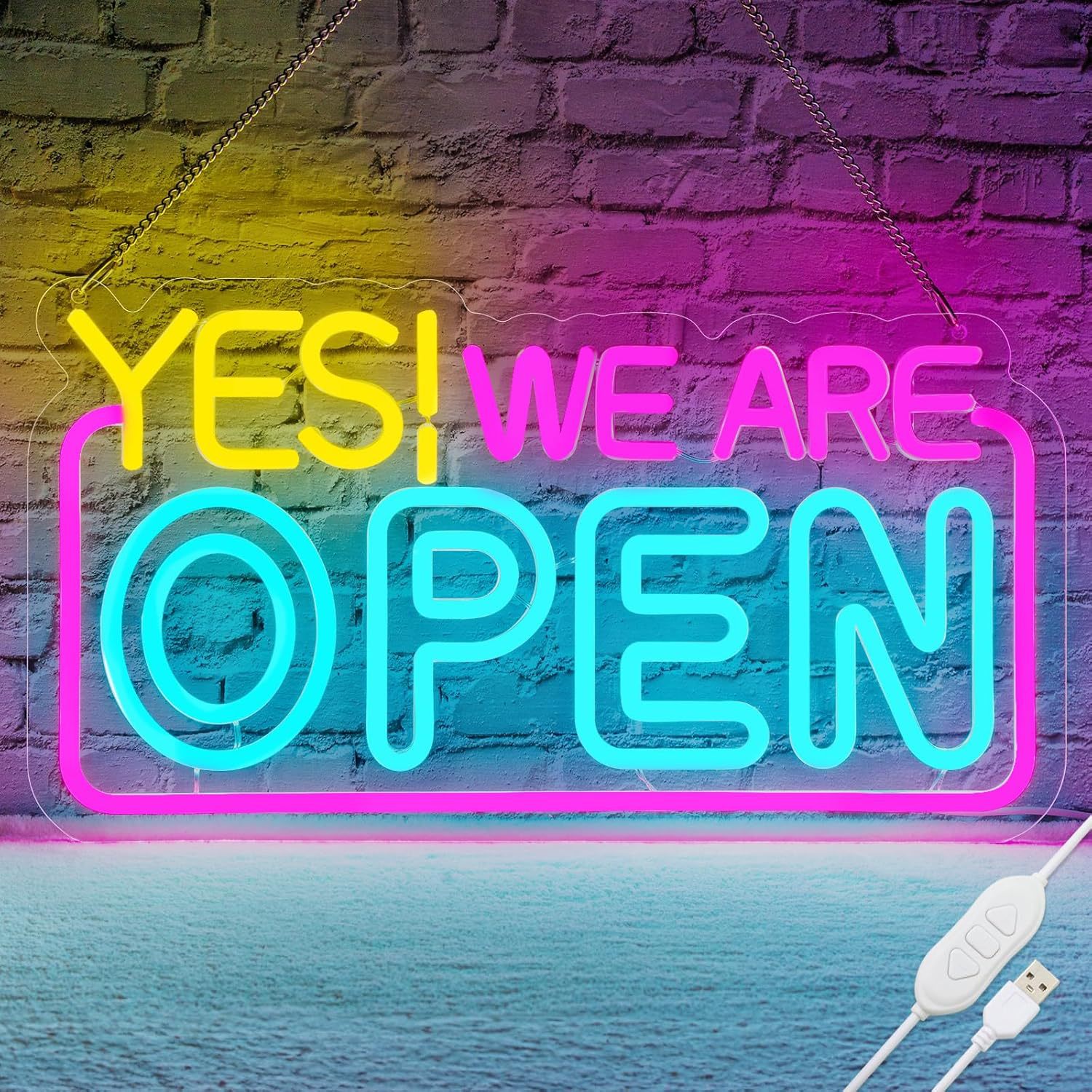 カスタムオープンネオンサイン（ビジネス用）-「Come In - Neon Sign Custom Led のレビューと価格