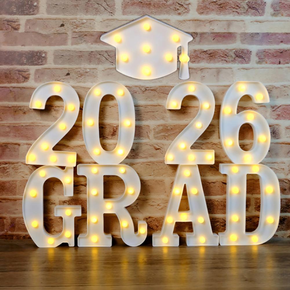 8/9個 2026年卒業 ライトアップレターサイン LED  - Light Up Letters Marquee のレビューと価格