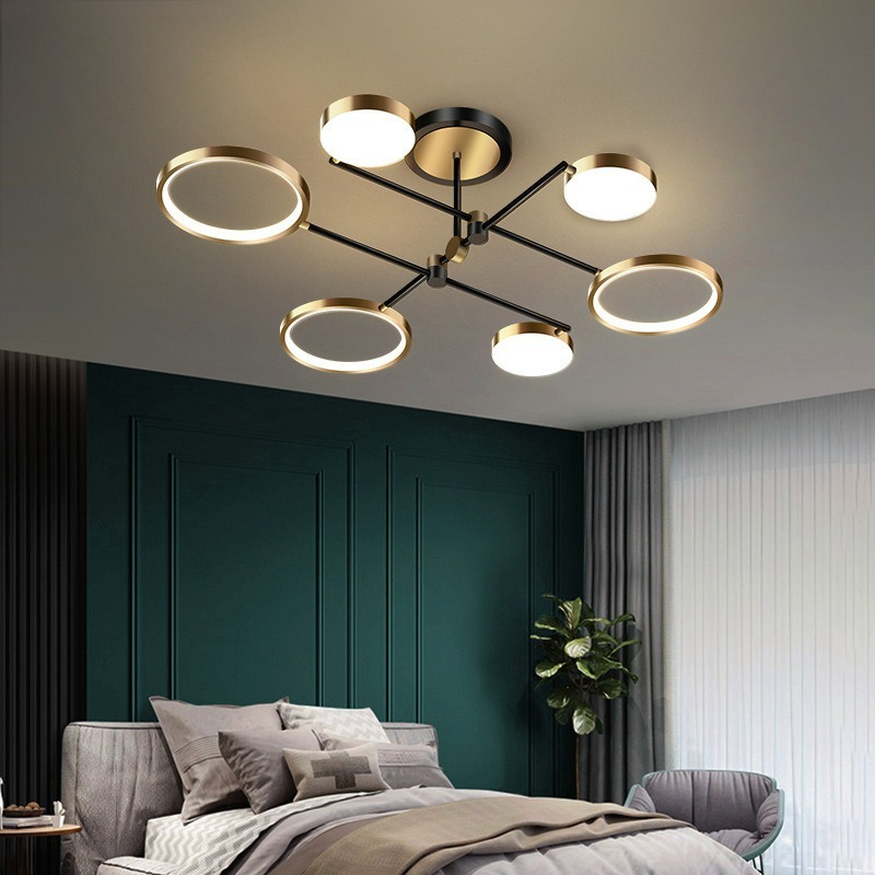 モダンなミニマリストLEDシーリングライト北欧リビングルーム - Home Decor Lighting Wholesale のレビューと価格