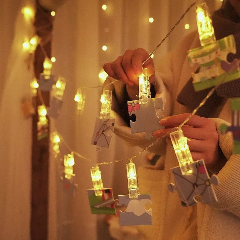 1.5/3/6/10m LEDフォトクリップストリングライト - Lighting Decor Photos のレビューと価格