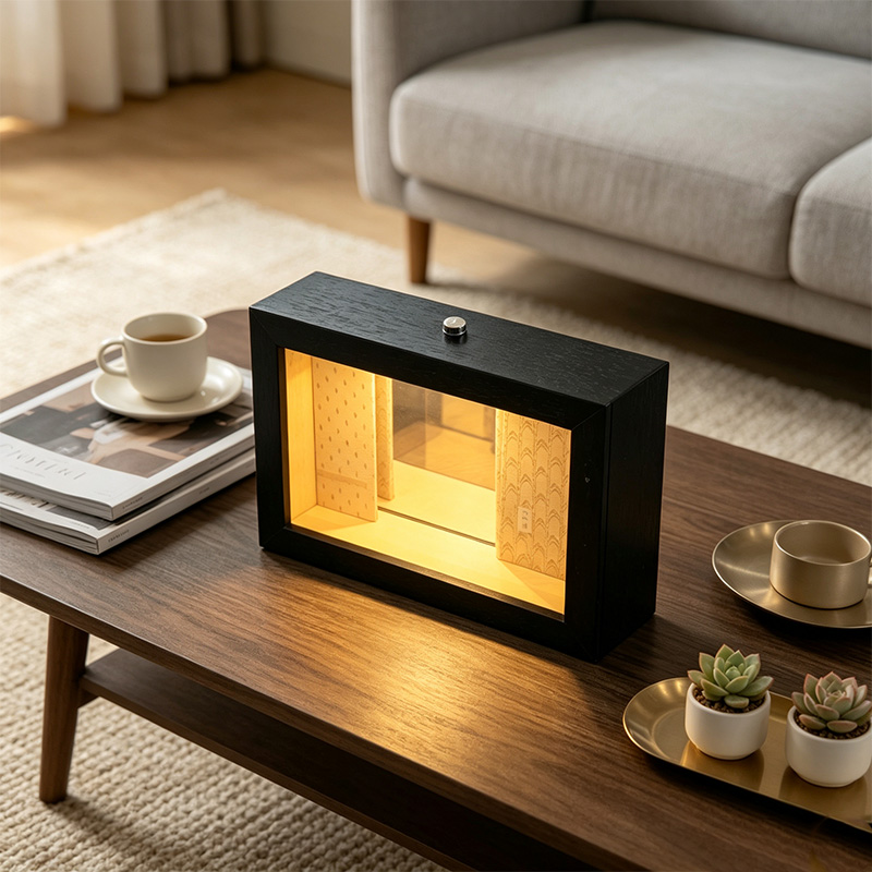 リアルルームアビスインフィニティミラーフォトフレーム、LED - Lighting Decor Photos のレビューと価格