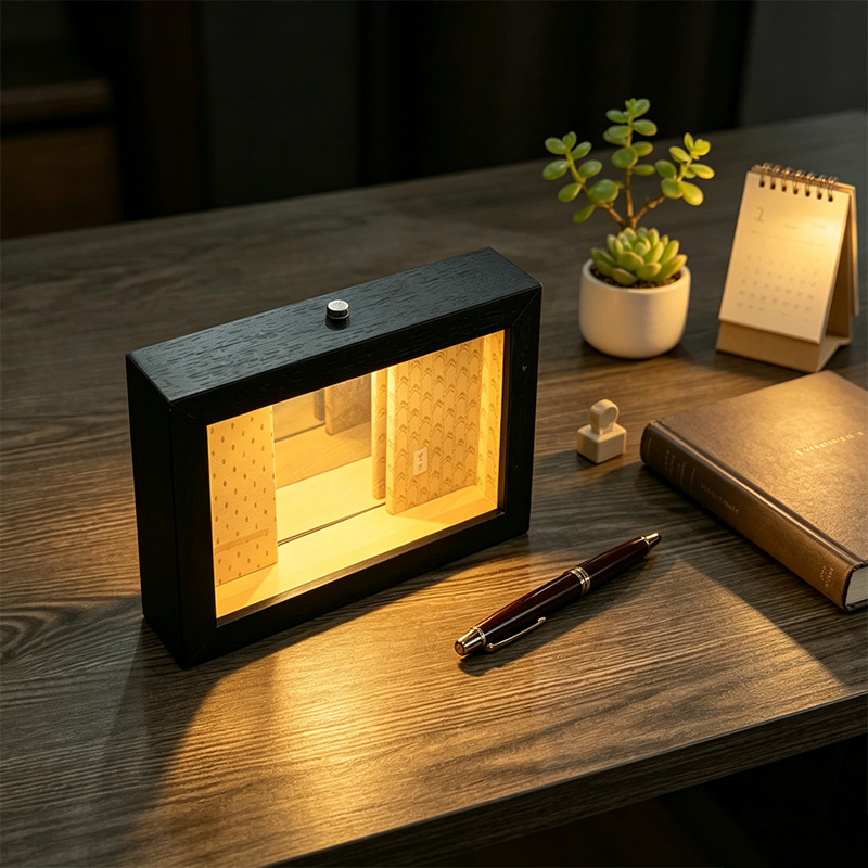 リアルルームアビスインフィニティミラーフォトフレーム、LED - Lighting Decor Photos のレビューと価格