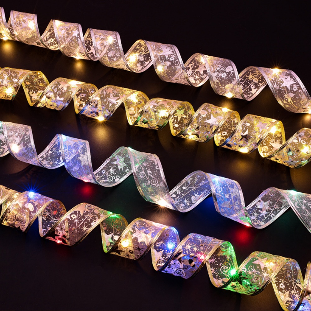 2027年 新年 LED リボンライト ストリング 電池式  - Home Decor Lighting Tree のレビューと価格