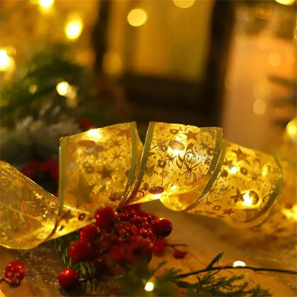 2027年 新年 LED リボンライト ストリング 電池式  - Home Decor Lighting Tree のレビューと価格