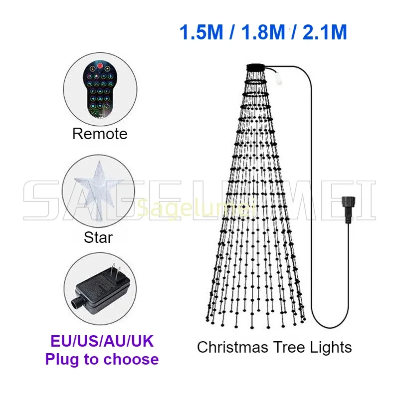 RGBIC 400LED クリスマスライト ホリデーストリン - Decor Lighting Uk のレビューと価格