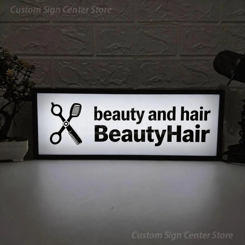 カスタムLEDネオンアクリルサイン「BeautyHair」、 - Neon Sign Custom Led のレビューと価格