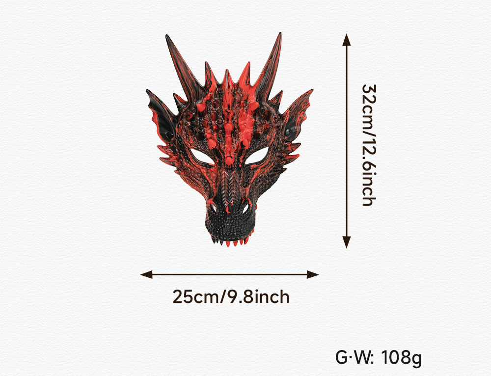 新しいハロウィン子供用RPドラゴンスーツ カラフル 超軽量  - Lighting Decor Photos のレビューと価格