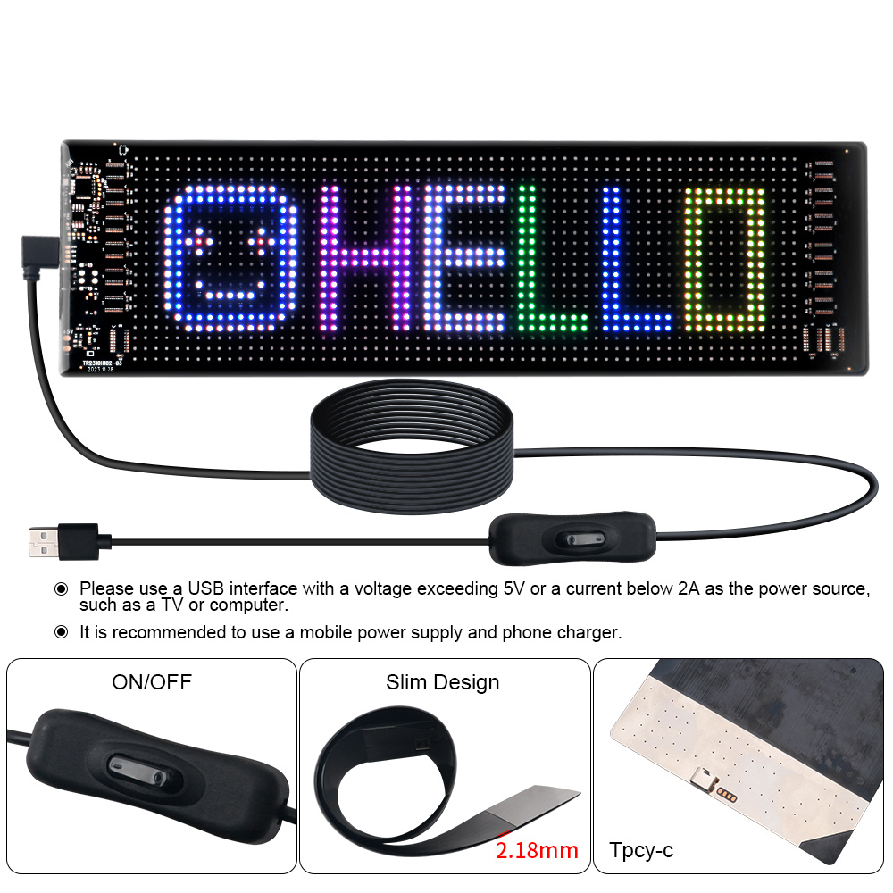 LEDマトリックスピクセルパネルスクロール式明るい広告LED - Decor Lighting Uk のレビューと価格