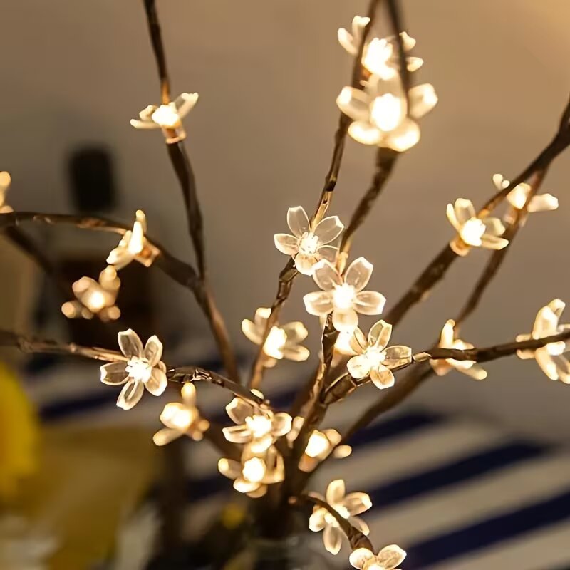 1/2PC 20LED 桜の枝ライト屋内屋外ホームデコレーシ - Lighting Decor For Home のレビューと価格