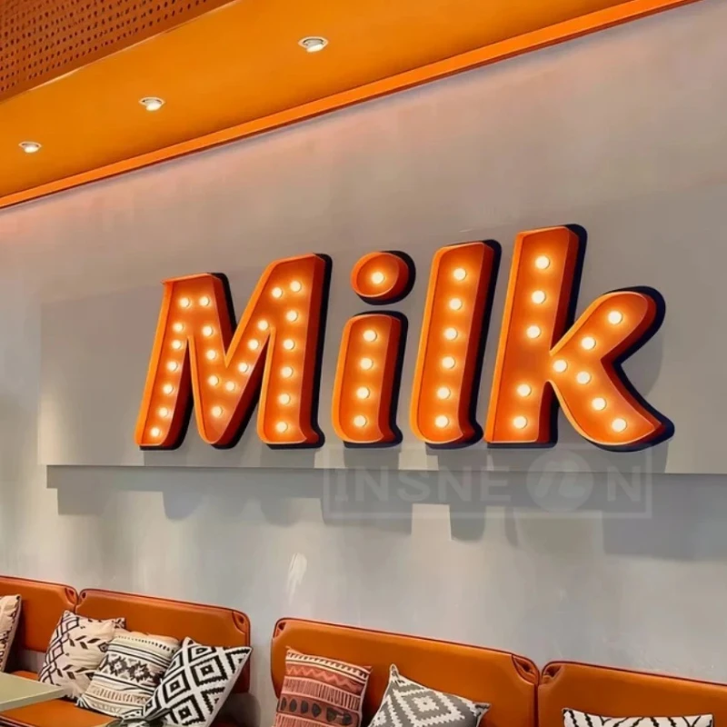 カスタム電球文字メタルライト マーキーサイン カスタムビジネ - Light Up Letters Marquee のレビューと価格
