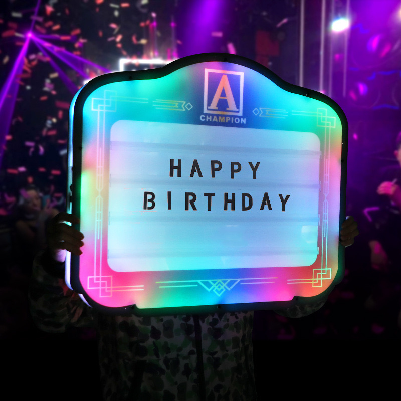 売れ筋VIPサインLEDメッセージボード VIPライトアップ - Light Up Letters Marquee のレビューと価格