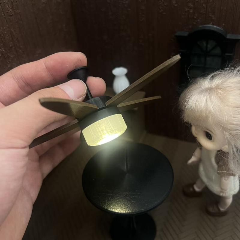 // ミニチュアヴィンテージ天井ファン LED ライトオーナ - Decor Lighting Ceiling Fans のレビューと価格