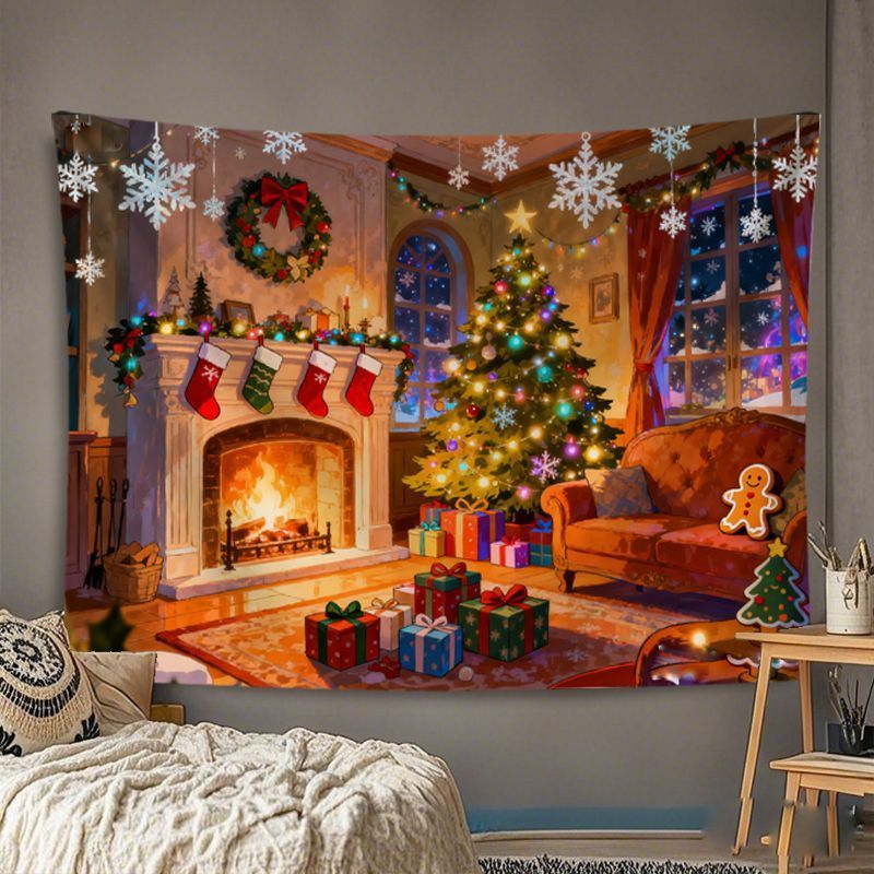 VIKAMA ウォールタペストリー クリスマス 暖かい光のツ - Wall Decor Lighting Tree のレビューと価格