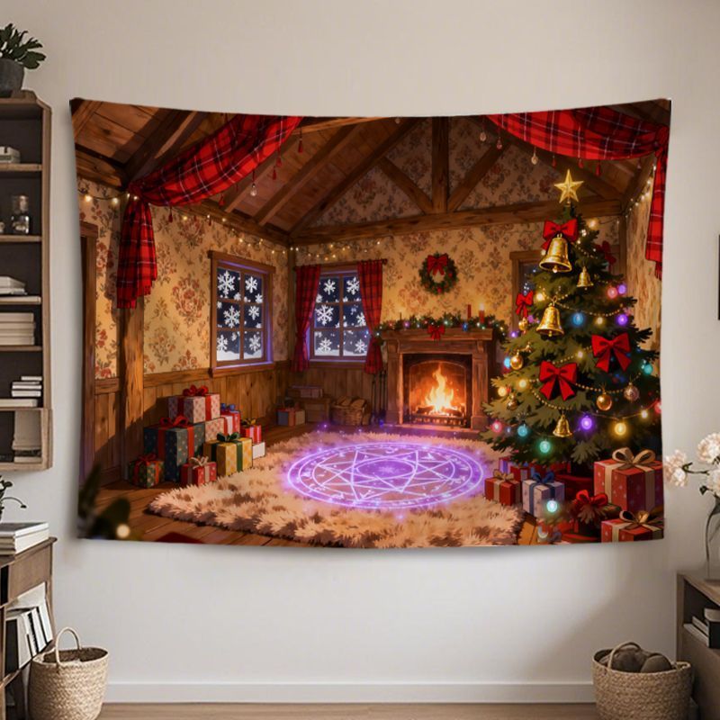 VIKAMA ウォールタペストリー クリスマス 暖かい光のツ - Wall Decor Lighting Tree のレビューと価格