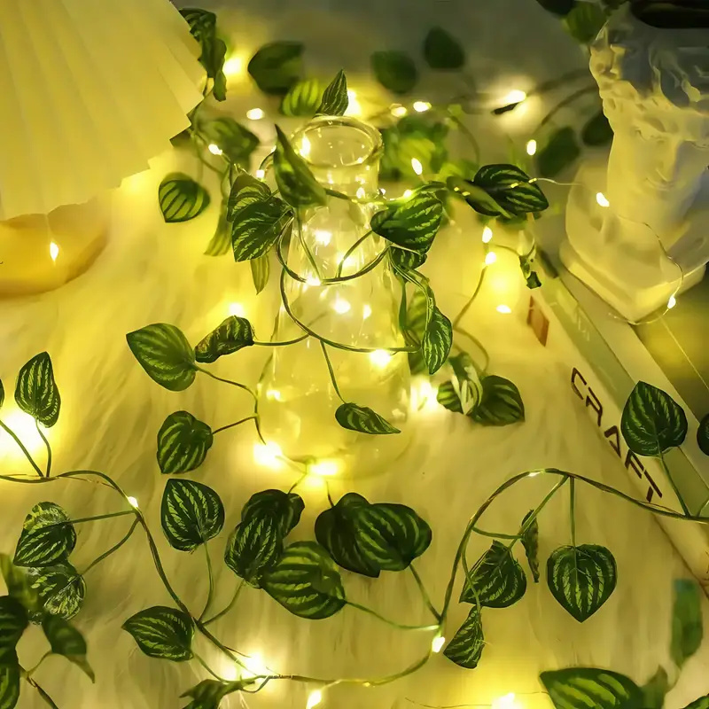 10M 5M 2M フラワーグリーンリーフソーラーストリング - Lightings Decoration のレビューと価格